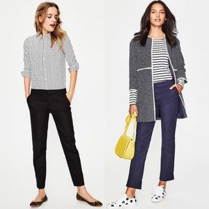 Pair of Black and Navy Boden Richmond 7/8 Trousers